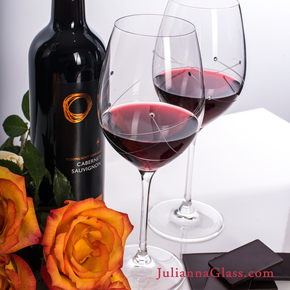 Buy Sipologie Bordeaux Crystal Wine Glasses Set of 2 - 440ml